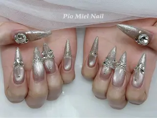 ネイル HANA 長さだしのネイルデザイン