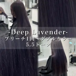 ロング カラー ヘアアレンジ 💓ブリーチ特化 透明感💓あい💓のヘアスタイル