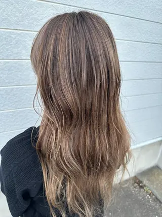 ロング 原 辰徳のヘアスタイル