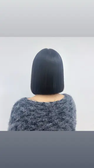 カラー コテ巻き風パーマ 🎀🐈‍⬛/りりのヘアスタイル