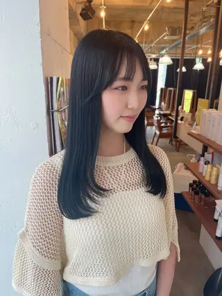 ロング カラー SABO栄店所属・SABO /透明感カラー/美髪のヘアスタイル