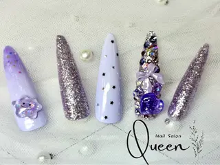 ネイル Queennail 北堀江megumiのネイルデザイン