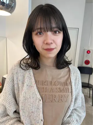 ミディアム カラー SOYON 🤍CHIZU🤍.のヘアスタイル