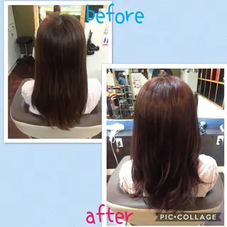 カラー 藤本 麻衣のヘアスタイル