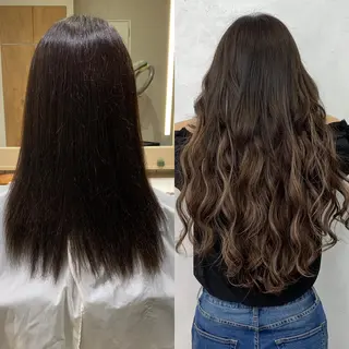 ロング カラー ヘアアレンジ マツエク・マツパ TATSUYA アートディレクターのヘアスタイル