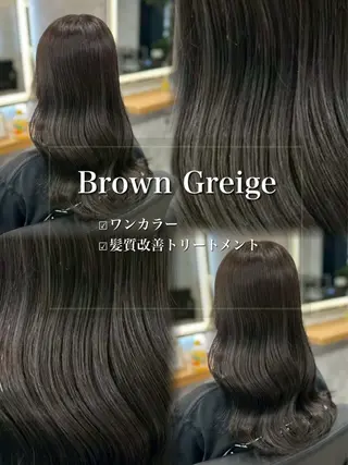 ロング カラー ヘアアレンジ ダメージレスカラー 🩵HIYO🩵のヘアスタイル