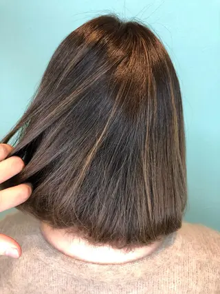 ミディアム 髪質改善縮毛矯正 リピートNo.1米倉のヘアスタイル