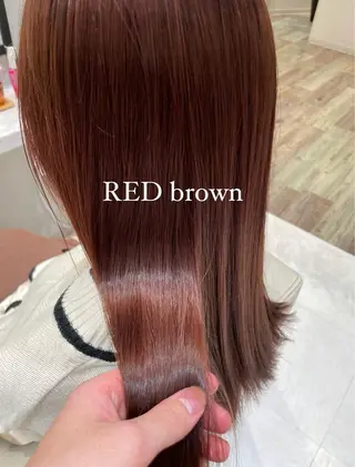 ロング カラー k-twoたき✨艶感 カラー／美髪矯正のヘアスタイル