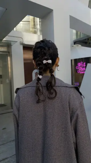 ミディアム カラー じゅわっと暖色カラー 🍊Moemiのヘアスタイル