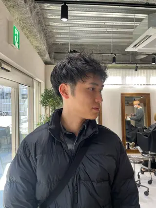 パーマ メンズ 🩵ボブ/レイヤー /髪質改善🩵のヘアスタイル