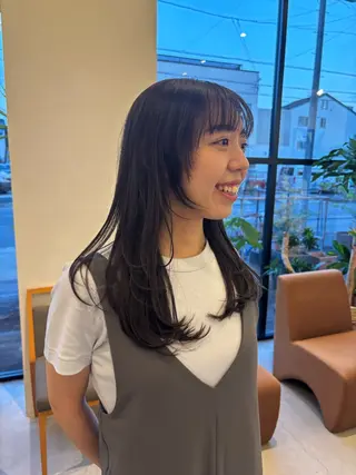 ロング 隈本 利恵子のヘアスタイル