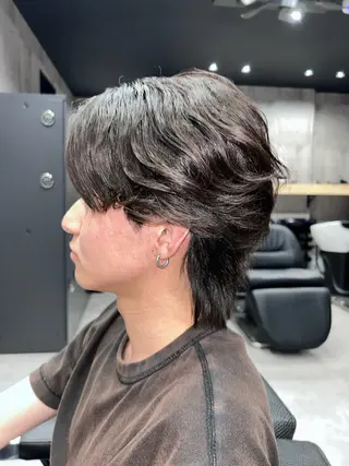 パーマ THE SUITS BROTHERS men's salon 名古屋 金山店所属・毛流れパーマ/ Rukiaのヘアスタイル