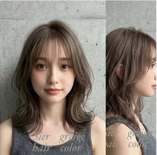 ミディアム M.SLASH菅原 正裕のヘアスタイル