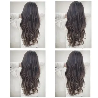 ロング カラー 京都大人女性ショート 徒歩1分/秋山のヘアスタイル