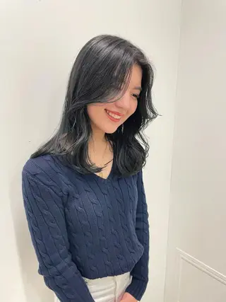 セミロング カラー キッズ オトナヘア🌸 harukaのヘアスタイル