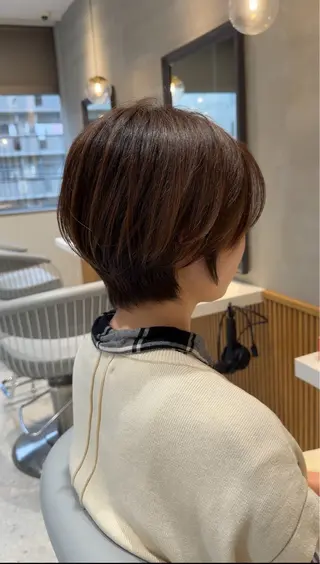 ショート けいし🐬ボブ 美髪縮毛矯正のヘアスタイル