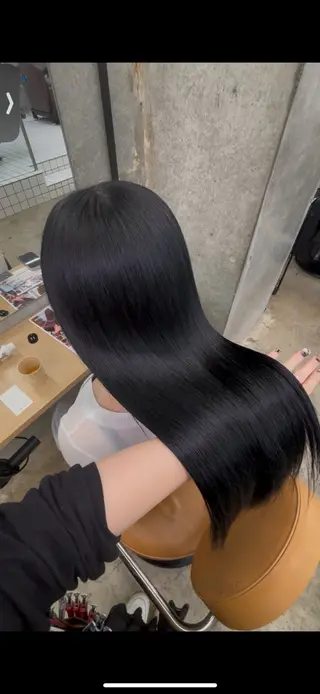 ロング カラー ダメージレスカラー 縮毛MISAKI🦋のヘアスタイル