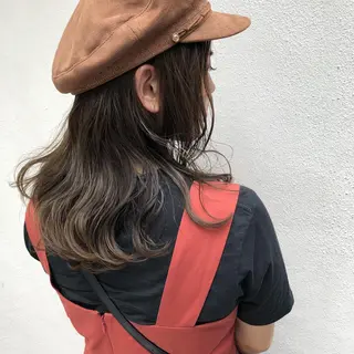 ミディアム カラー SALOWIN三軒茶屋店所属・髪質改善/艶髪 やまなかのヘアスタイル