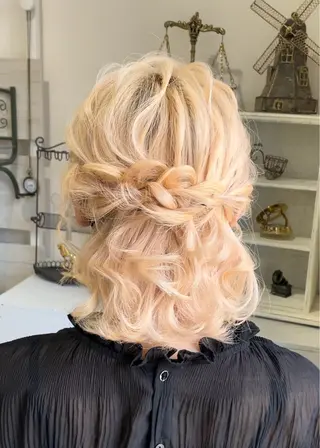 ショート ともや/ヘアセット/ ヘアメ/ヘアアレンジのヘアスタイル