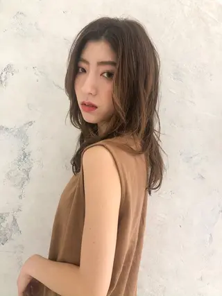 ロング 髪質改善韓国レイヤー SHIORI🦋のヘアスタイル