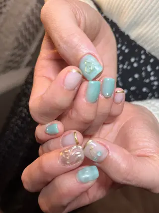 ネイル Amber21.所属・Nagahama Akariのネイルデザイン