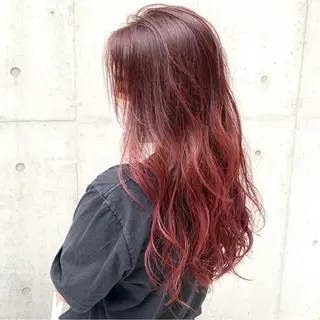 ロング カラー ヘアアレンジ ハイトーン/美髪矯正 🍃大江拓実のヘアスタイル