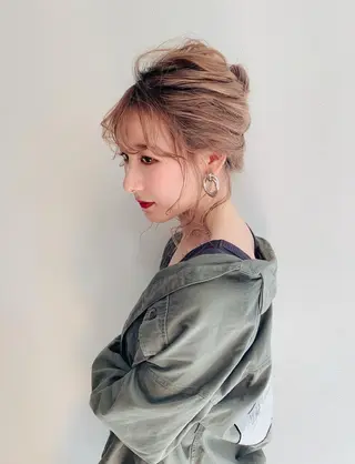 セミロング 剣持友希/ifh iizuka/高崎のヘアスタイル