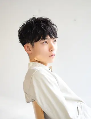 メンズ 🌈圧倒的デザイン パーマ　関和希のヘアスタイル