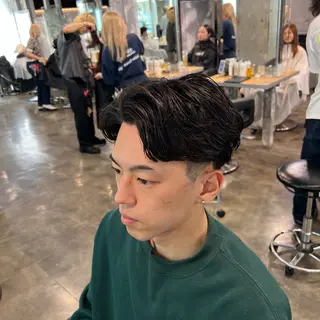 ショート カラー パーマ ヘアアレンジ メンズ キッズ 🔷横浜1のパーマ 職人🔷将太郎のヘアスタイル