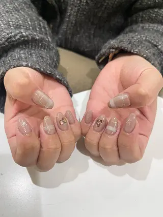 ネイル 🐶 🐾のネイルデザイン