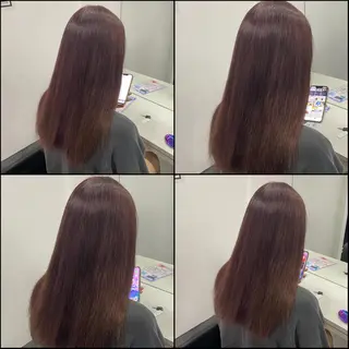 セミロング カラー 🖤韓国艶髪 RINA🖤のヘアスタイル