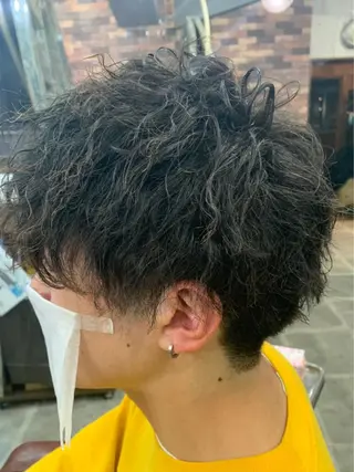 ショート メンズ メンズパーマ屋さん /yuki☃️💭のヘアスタイル