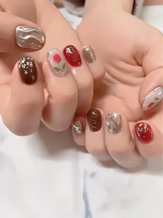 ネイル 菅野 愛花のネイルデザイン