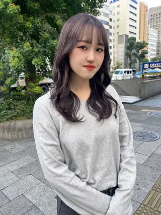 セミロング rotika by Doll hair所属・RYOKA 心斎橋美容室のヘアスタイル