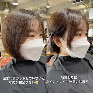 ショート ボブヘアカット Rikapi❤️のヘアスタイル