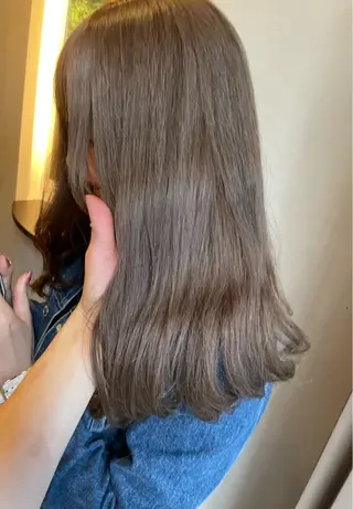 セミロング カラー TIGRE天神 吉良祐樹のヘアスタイル