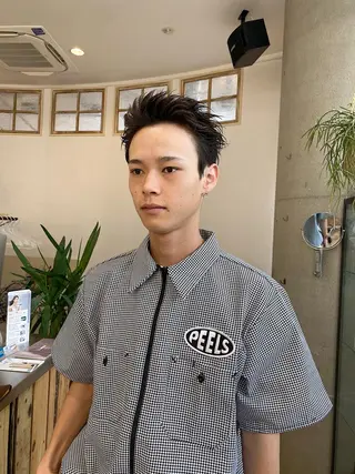 ショート メンズ TRUCKIN UP THE PATH所属・さとう けんたのヘアスタイル