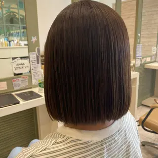 ミディアム カラー 肥後 有紗のヘアスタイル