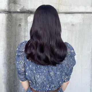 カラー nonoka オリーブ/グレージュのヘアスタイル