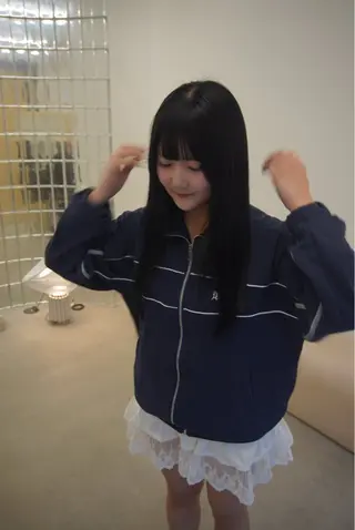 ロング wabi【ワビ】所属・manami/ヘア セット/ハイトーンのヘアスタイル