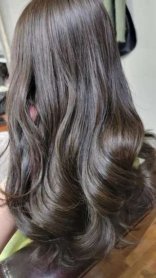 セミロング カラー 木村 純也のヘアスタイル