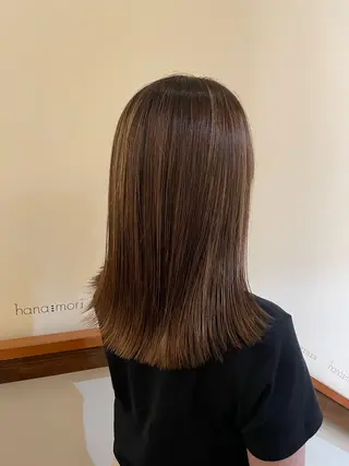 ミディアム hanamori terara所属・森 琳音のヘアスタイル