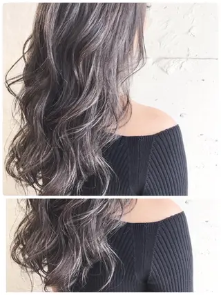 ロング カラー grow恵比寿【グロウ】髪質改善/ハイライト/ブリーチ/レイヤーカット所属・奥野 貴史　代表　レイヤーのヘアスタイル