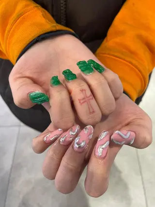 ネイル hair&nail ☯️アイリ☯️のネイルデザイン
