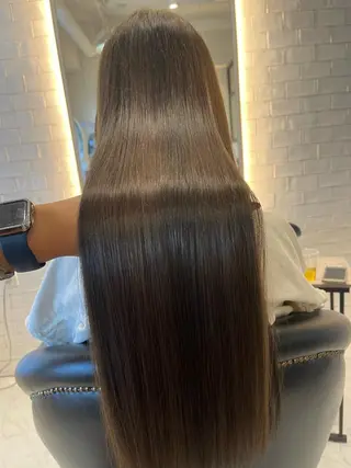 ロング カラー &chaLme   心斎橋所属・emi/髪質改善/ 韓国風/艶カラーのヘアスタイル