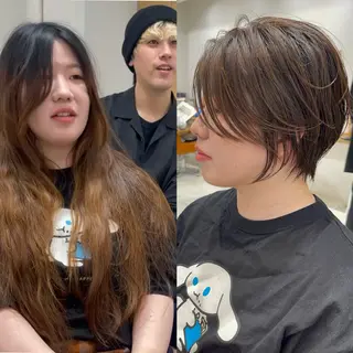 ショート イメチェンカット✂️ 錦糸町佐藤店長のヘアスタイル