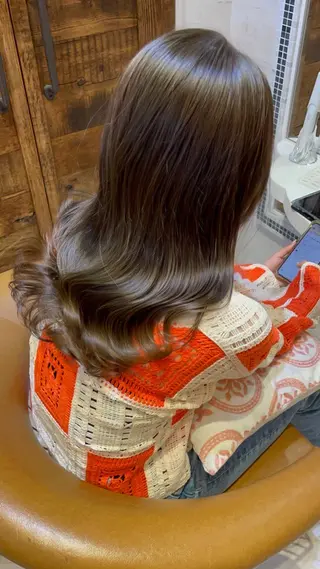 カラー 似合わせレイヤー 髪質改善/柴木琴愛のヘアスタイル