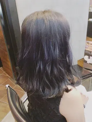 セミロング カラー ヘアアレンジ nable.所属・栗林 実莉のネイルデザイン