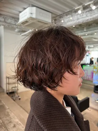 パーマ ANY/須田 麻人/ハードパーマのヘアスタイル