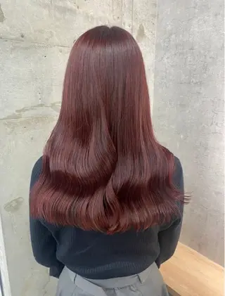 ミディアム カラー ✨透明感カラー🫧 れんのヘアスタイル